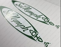 Sea Nymph Soho 16 Boat Logo Decal Set of 2 x 25" Sea Nymph Soho 16 Boat Logo Decal Set of 2 x 25"